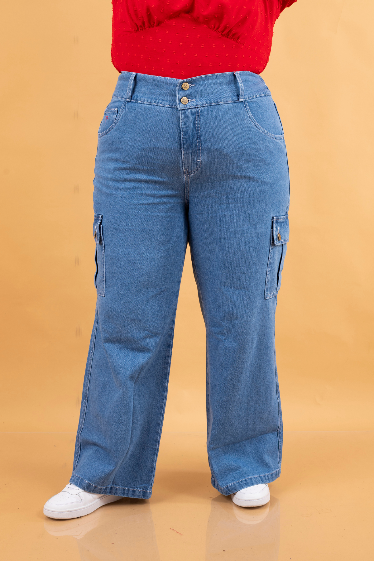 Pantalones cargo discount para gorditas