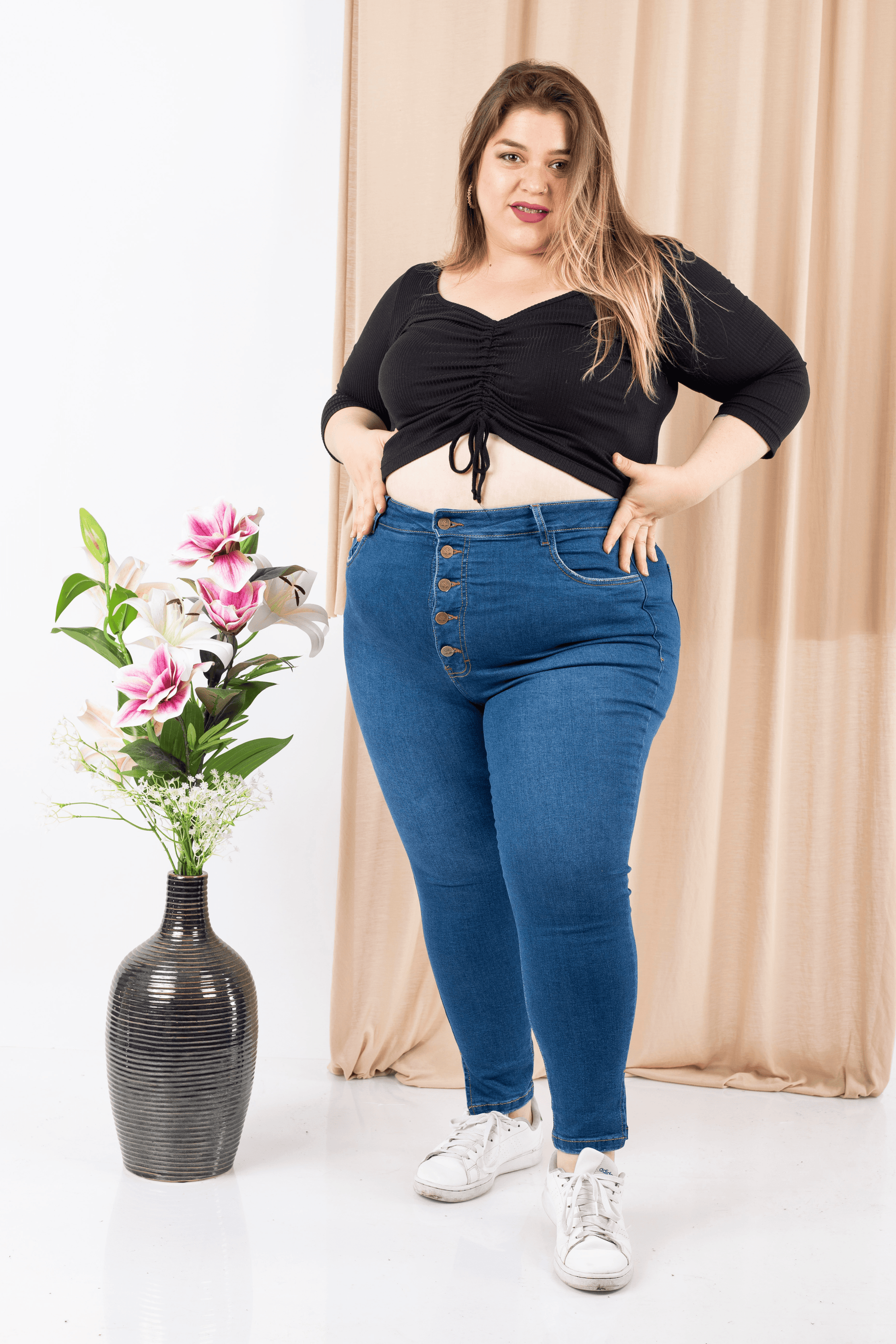 Mom jeans para online gorditas